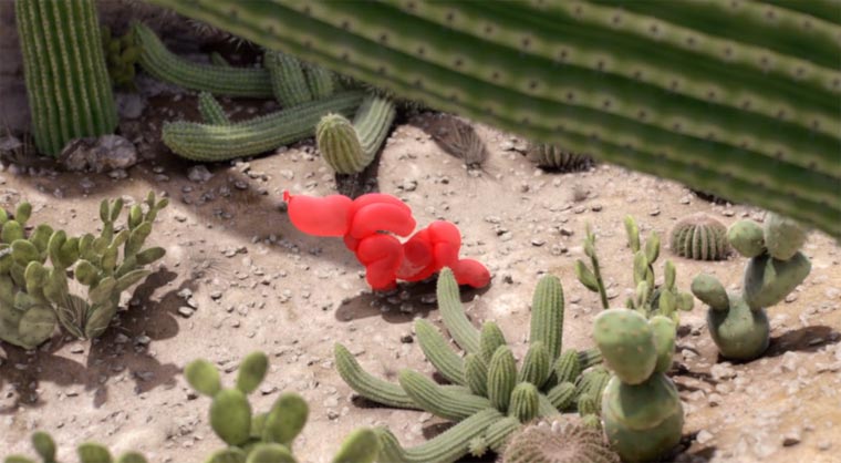 tanzende Luftballonhunde