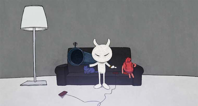 Tuzki, der Liebesattentäter-Hase