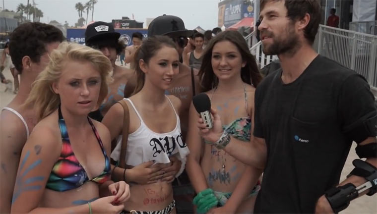 Beim Surf-Festival interessiert Surfen keinen