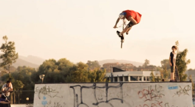 französische BMX-Trickser