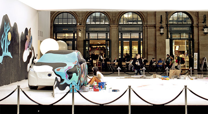 Künstler veredeln Autokarosserien – Volvo Art Session