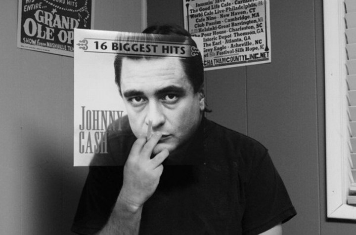 Vinylplattencovergesichtfotografien