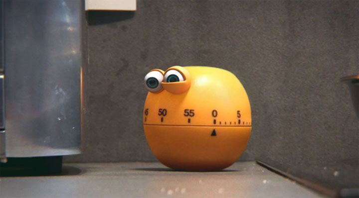 Lebensmittel und Dinge mit Augen: BABIOLES