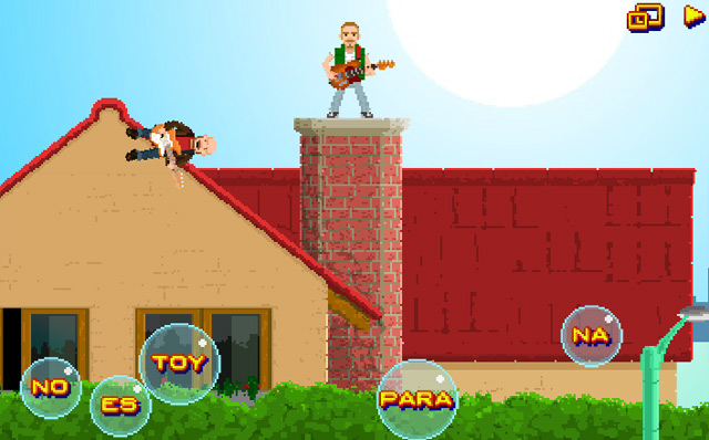 Interaktives 8-Bit Musikvideospiel