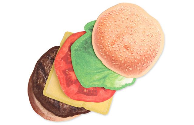 Untersetzer: Burger-Baukasten