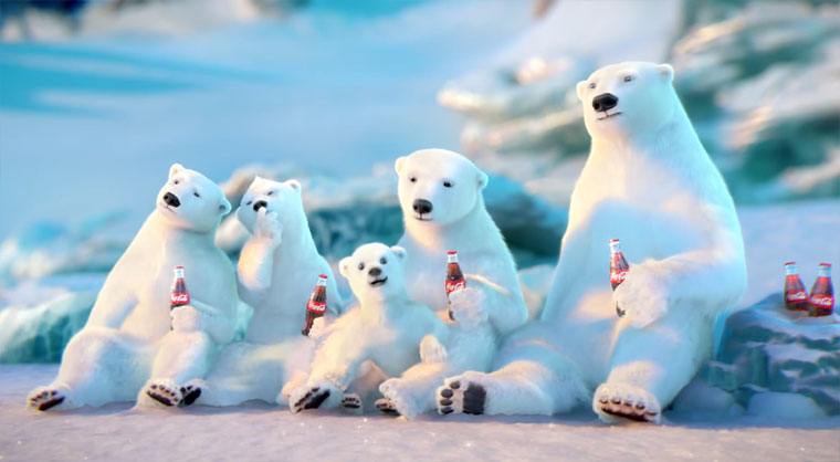 Coke lässt die Polarbären los!