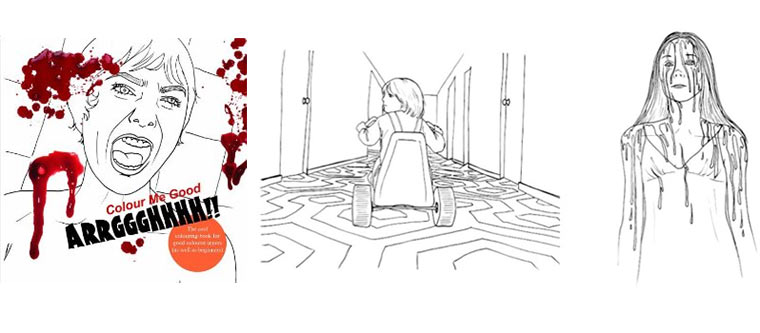 Malbuch der Horrorfilmklassiker