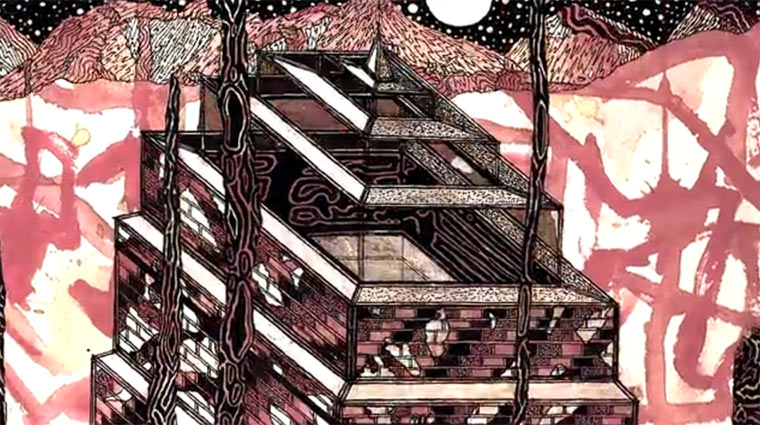 handgemalte Animation: Down Into Nothing