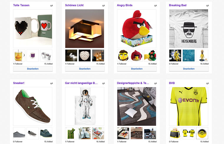 Noch mehr eBay-Kollektionen!