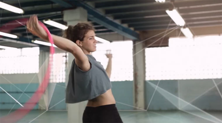 stylisches Hula Hoop