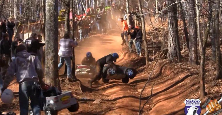 Extreme Barbie Jeep Racing