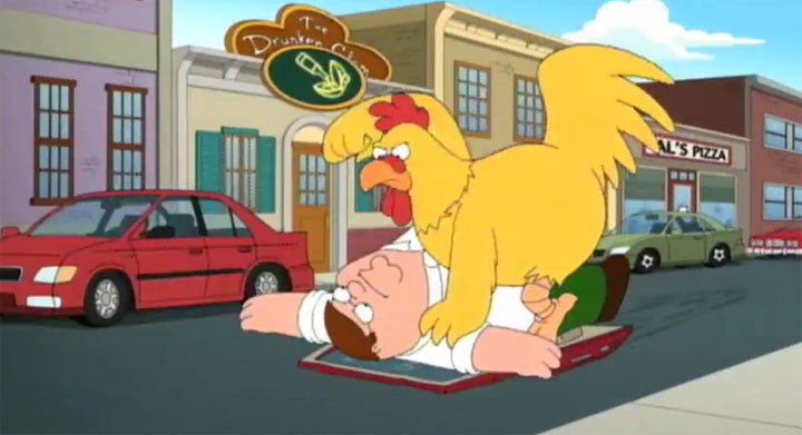 Family Guy – Epic Chicken Fight