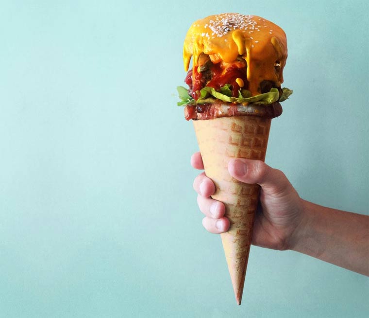 Verrückte Hamburger-Inszenierungen