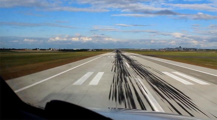 Entspannt: Flugzeug POV-Timelapse