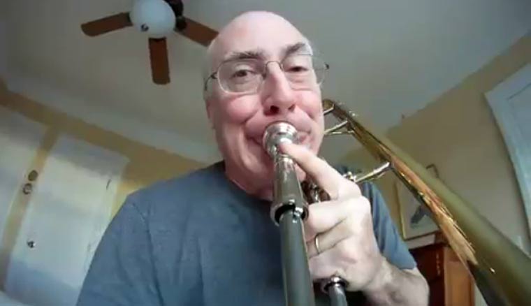 GoPro: POV-Shot einer Posaunenstange