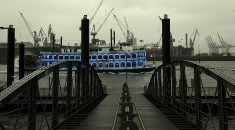 Schönes graues Hamburg