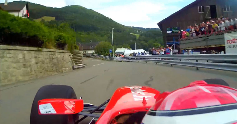 Helmkamera beim Bergrennen