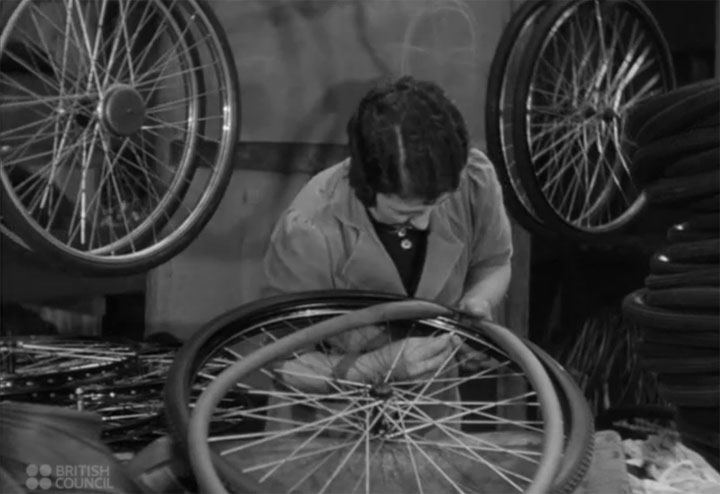 Herstellung eines Fahrrads