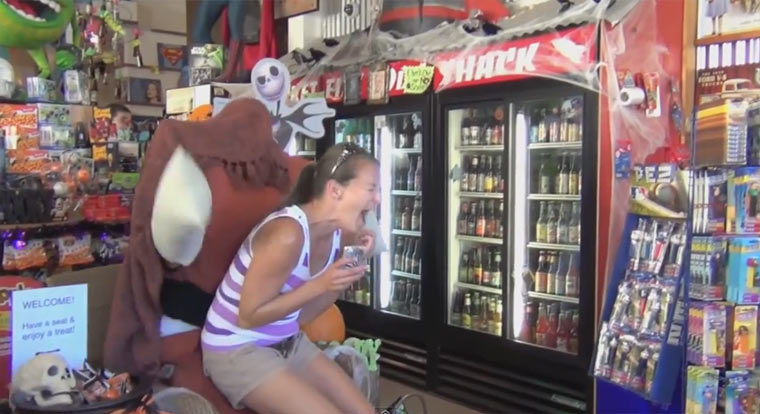 Human Chair Prank Halloween Edition