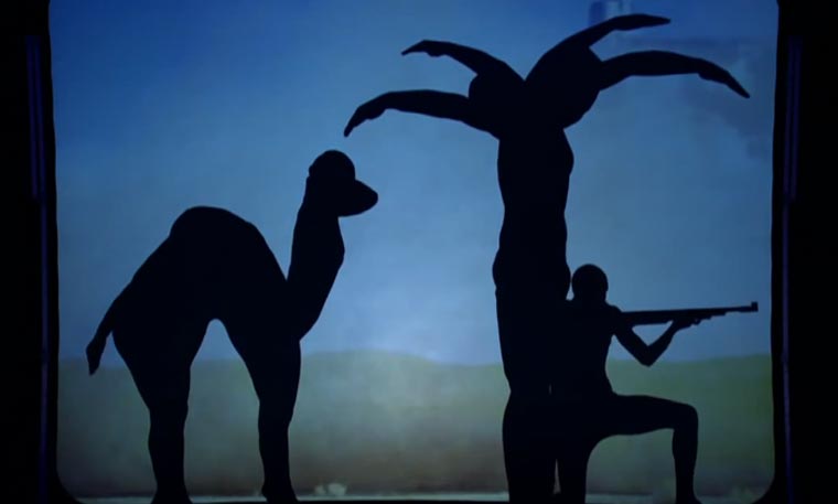 Tolle Schattentanzchoreografie