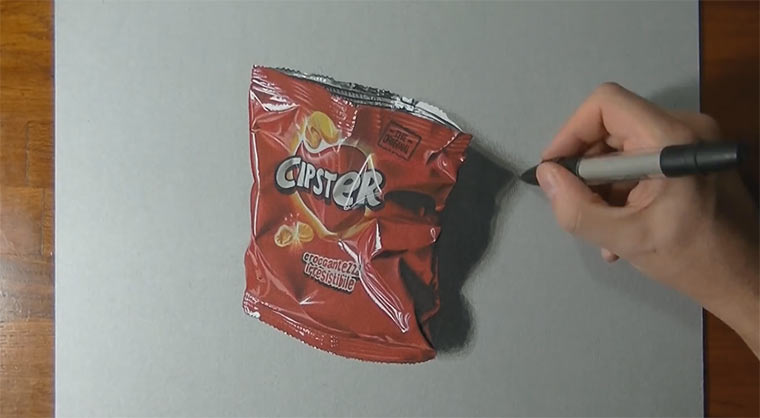 Neue hyperrealistische Nachzeichnungen von Marcello Barenghi