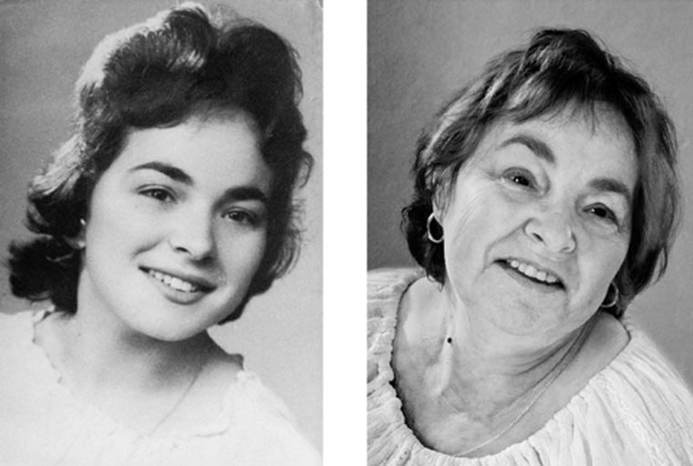 Menschen heute und vor 60 Jahren fotografiert