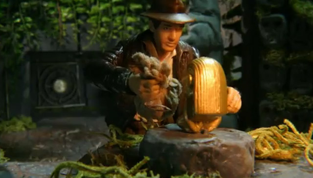 Raiders of the lost Ark- Intro 1:1 in Stopmotion
