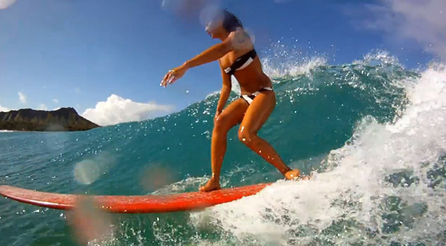 GoPro: Surfing with Kelia Moniz at Waikiki Beach