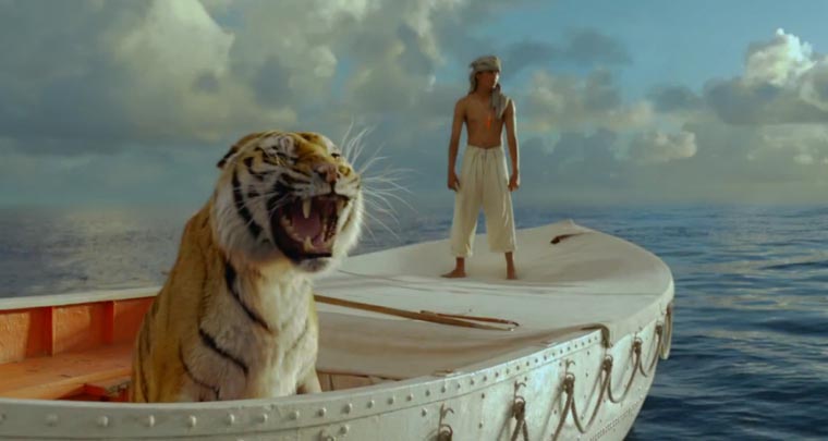 Trailer: Life of Pi – Schiffbruch mit Tiger