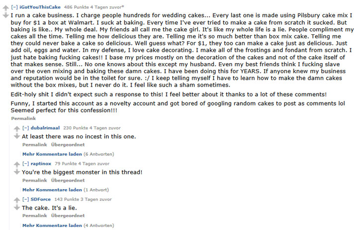 Geheimnisse, die das Leben versauen