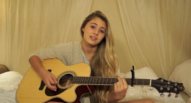 Lia Marie Johnson – Sweater Weather
