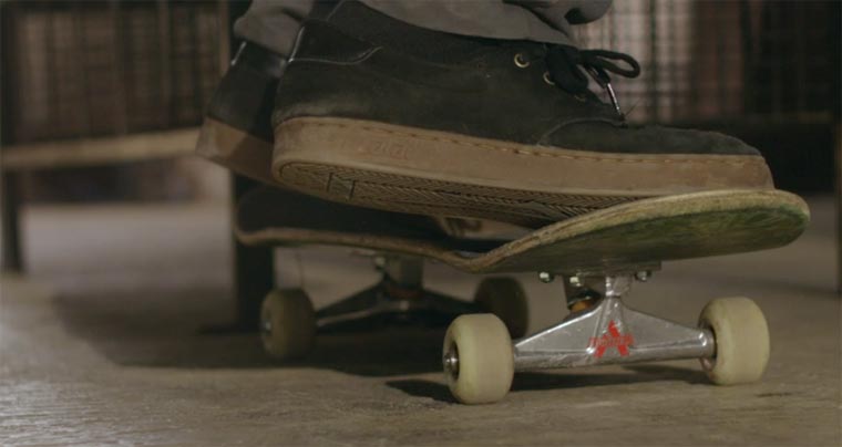 Skateboarding von ganz nah: Macro