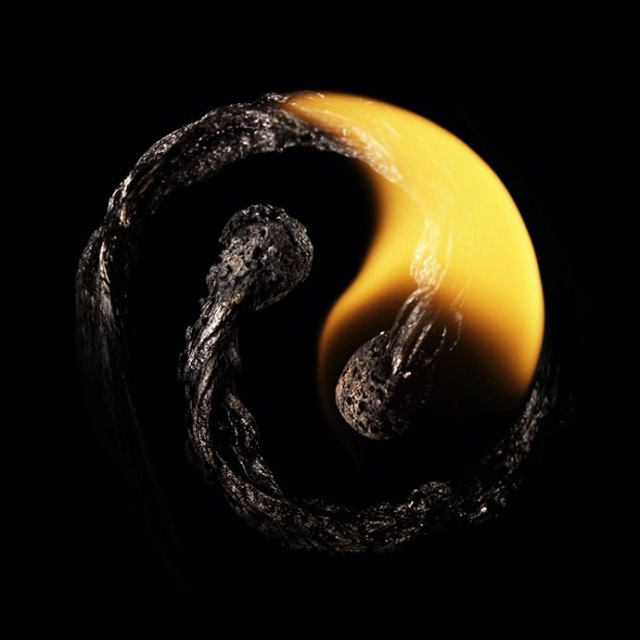 kreative Fotografien brennender Streichhölzer