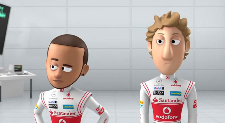 Formel 1 cartooned: McLaren’s geheimes Labor