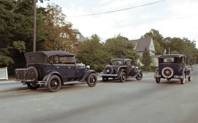 Spielzeugautos gekonnt in Szene gesetzt