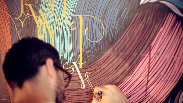 moderne Wandbemalung