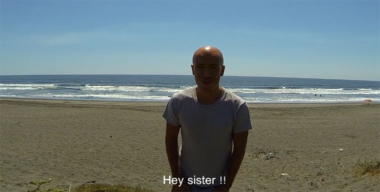 Geburtstagsvideo für die Schwester daheim