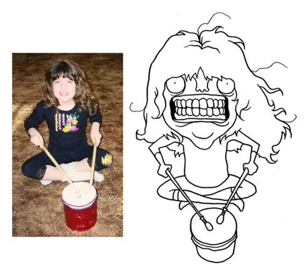 Besser nicht Freund eines Zeichners sein