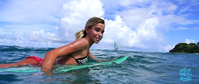 Surfing with Nina Reynal