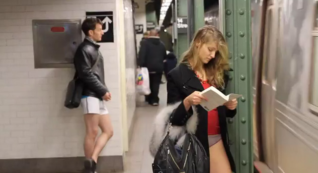 No Pants Subway Ride 2012