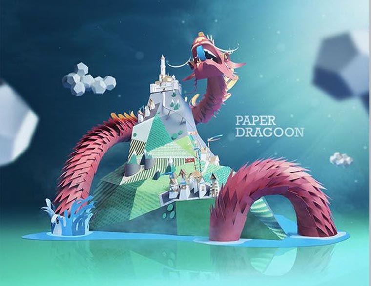 Art: Papierdrache