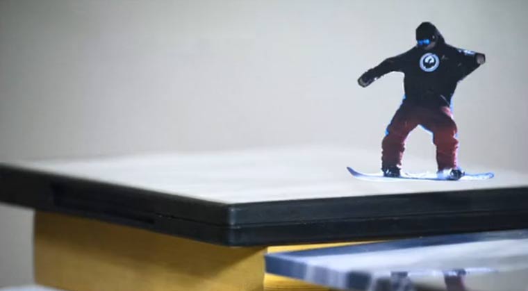 Papier-Snowboard-Stopmotion: Paper Shredder