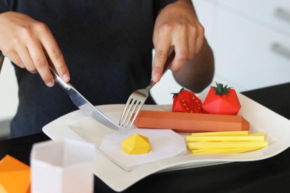 Papier zum Frühstück