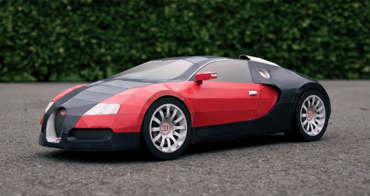 Papercraft Bugatti Veyron