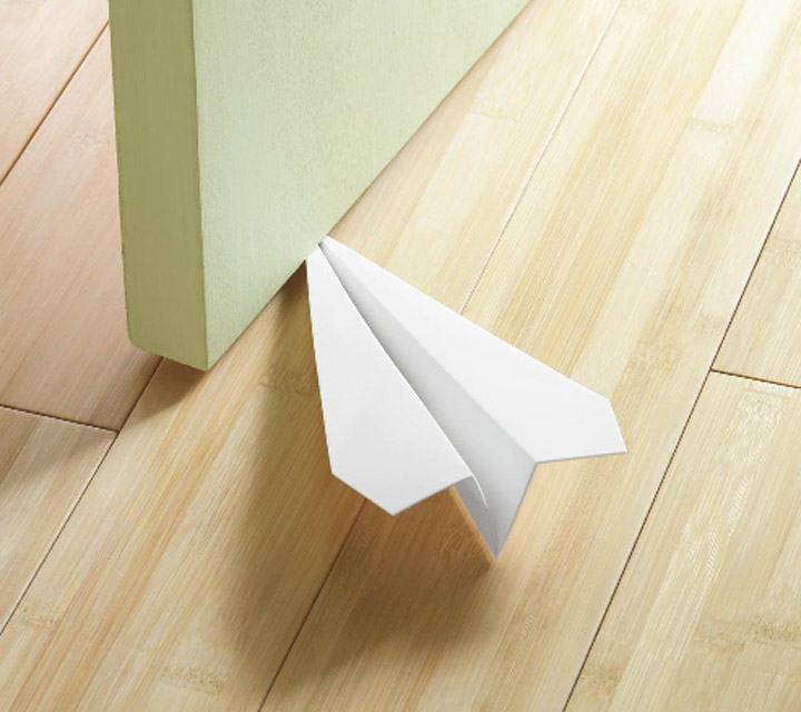 Papierfliegertürstopper