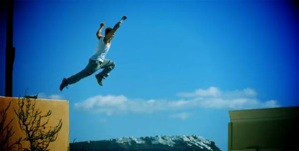 Parcour Sprünge in 1.000 Frames pro Sekunde