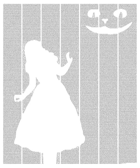 Ein ganzes Buch auf einem Poster