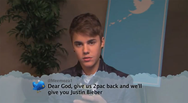 Promis lesen wieder Tweets, die sie beleidigen