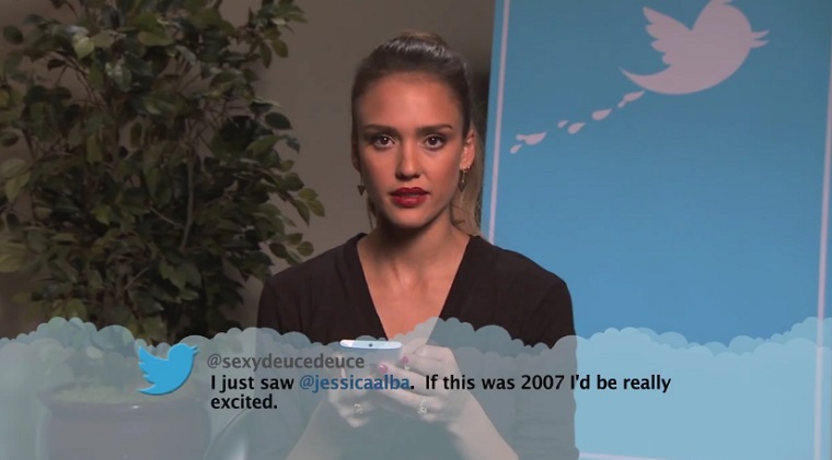 Promis lesen wieder Tweets, die sie beleidigen