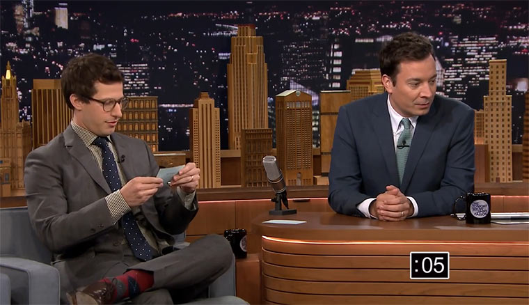 Andy Samberg in der Tonight Show